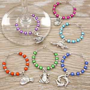 Free Instructions: Animal Wine Glass Charms