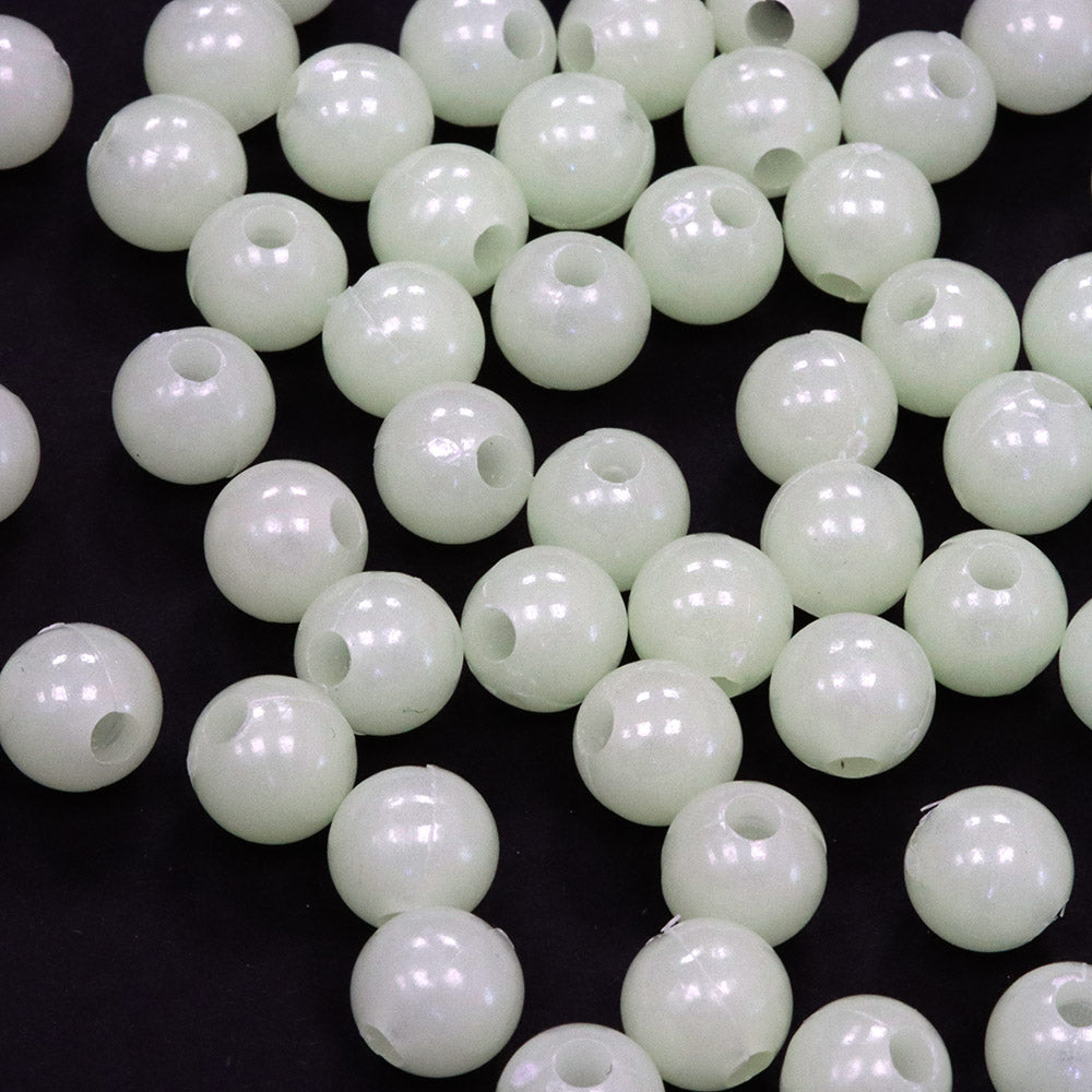 Acrylic Glow in the Dark Rounds 8mm - Pack of 100