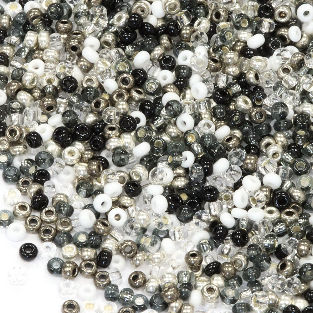 Seed Bead Monochrome Mix 8/0 - Pack of 50g