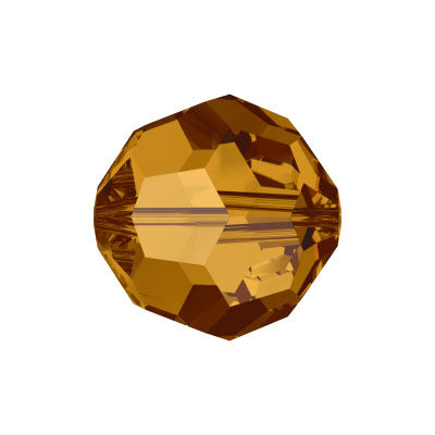 Swarovski 8mm Round Crystal Copper - Pack of 1
