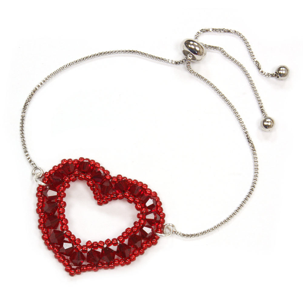 Heart Bracelet Kit Red
