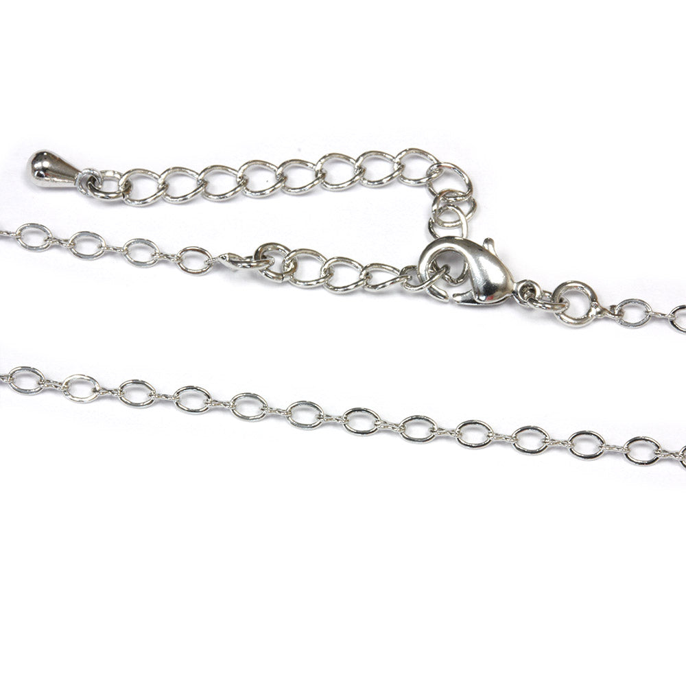 Belcher and Figure 8 Chain 18 Silver Plated - Pack of 1