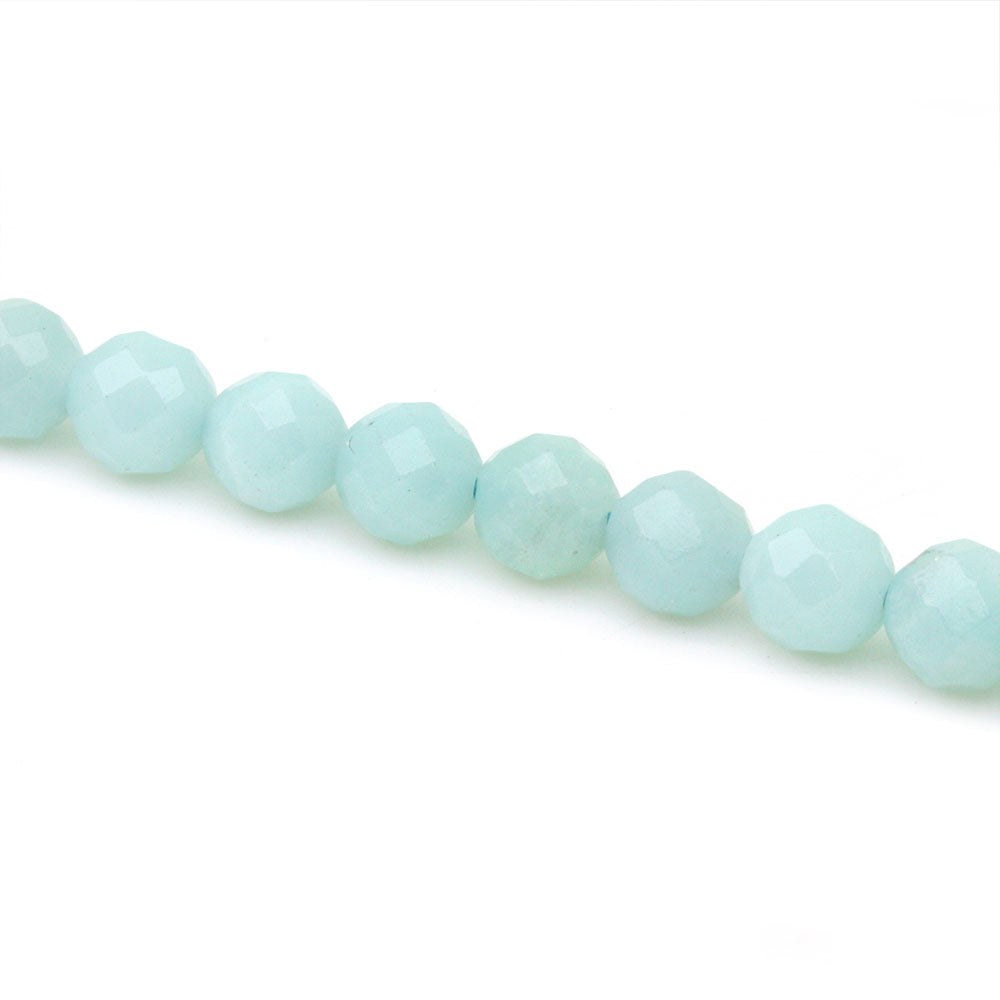 Amazonite Faceted Rounds 6mm - 35cm Strand