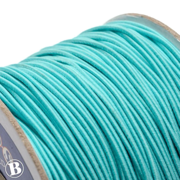 Coloured Elastic Turquoise Elastic 1mm-Pack of 100m