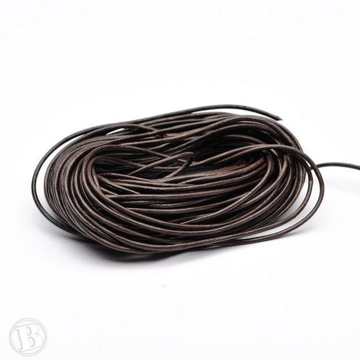 Brown Leather Thong 1mm - Pack of 10m