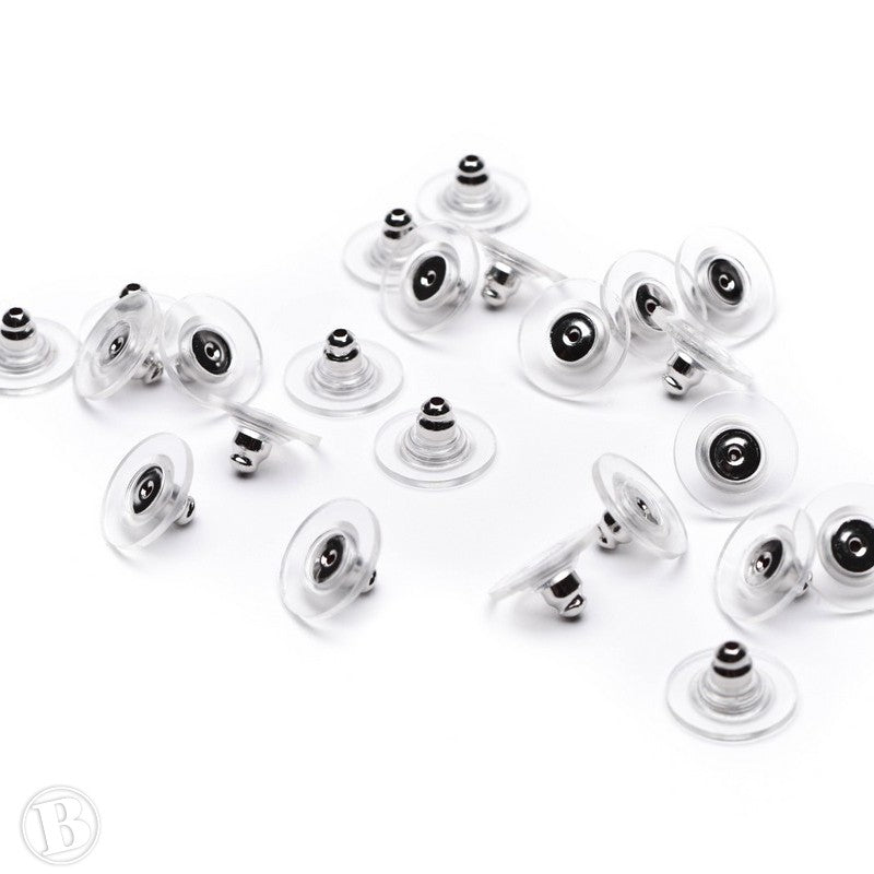 Monster Scrollback Silver Plated Plastic 11mm-Pack of 100