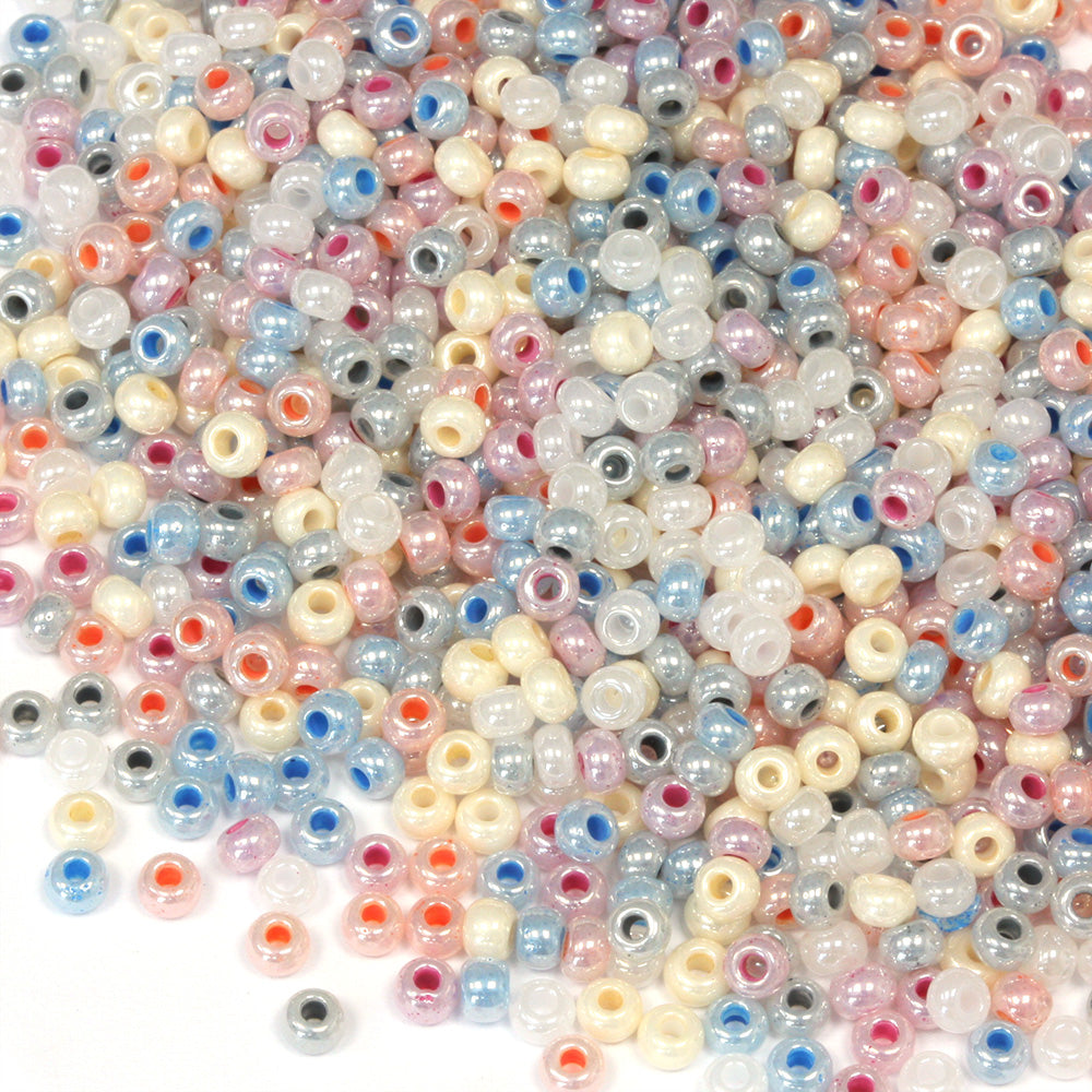 Czech Pearlescent Mix Rocaille/Seed 8/0 - Pack of 5g
