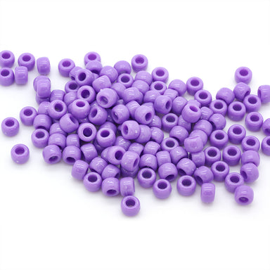 kids plastic lilac  coloured  pony beads with large holes