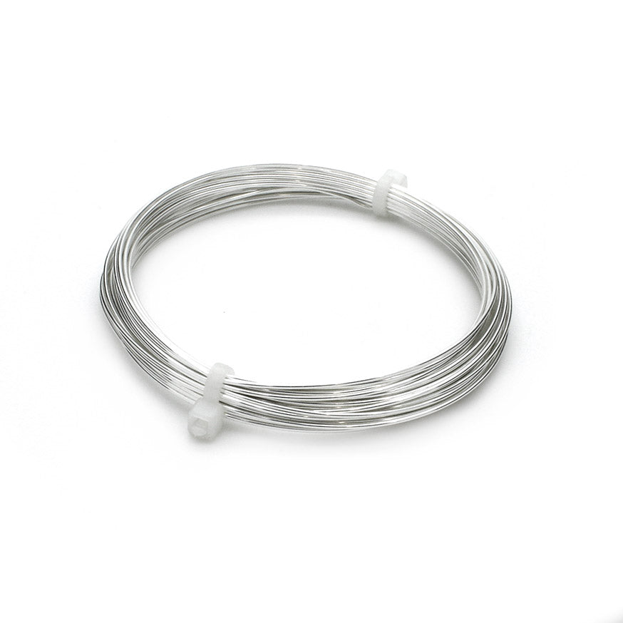 Silver Plated Wire 0.8mmx6M-Pack of 6m