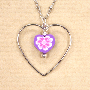 Free Instructions: Open Hearted Necklace