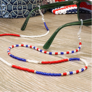Free Instructions : Beaded Glasses Chain
