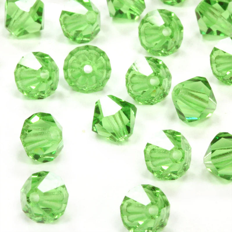 Crystal 5mm Bicone Green Bundle - Pack of 6