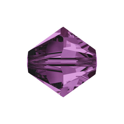 Swarovski Crystal Xilion 6mm Amethyst - Pack of 6