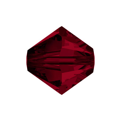 Swarovski Crystal Xilion 4mm Siam - Pack of 10