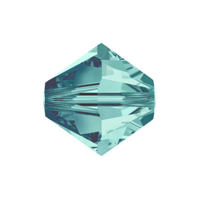 Swarovski Crystal Xilion 4mm Blue Zircon - Pack of 10