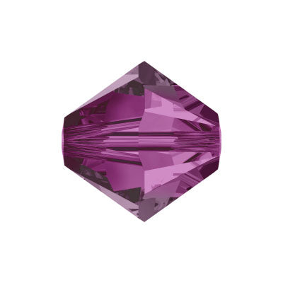 Swarovski Crystal Xilion 4mm Fuchsia - Pack of 10