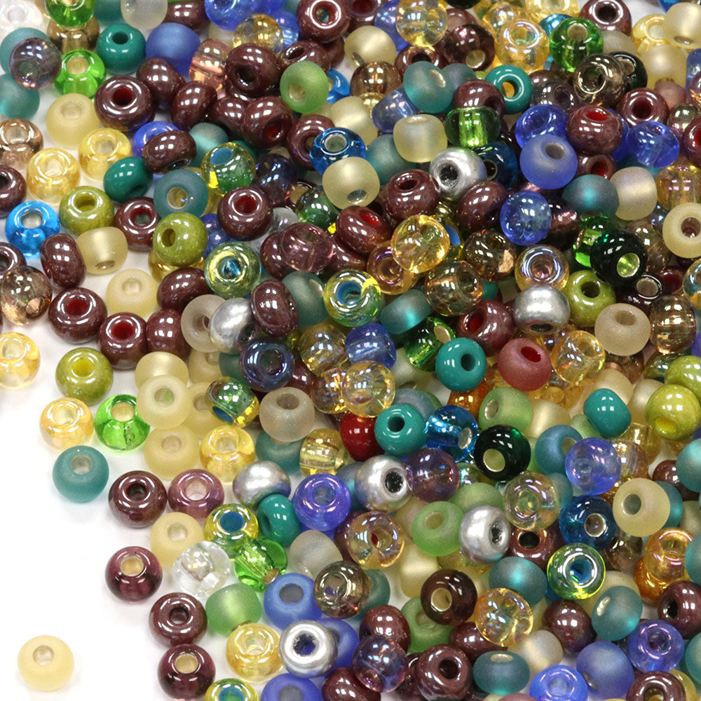 Size 6/0 seed bead mix 50g