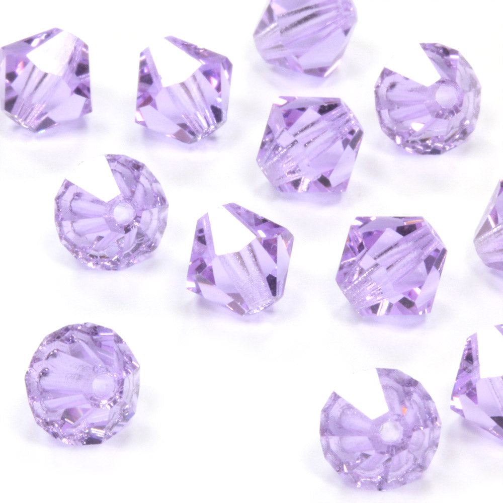 Crystal 5mm Bicone Purple Bundle - Pack of 6