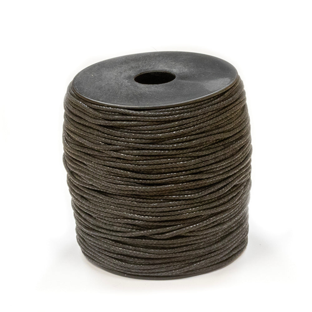 Black Cotton Cord 1.5mm - Reel of 100m