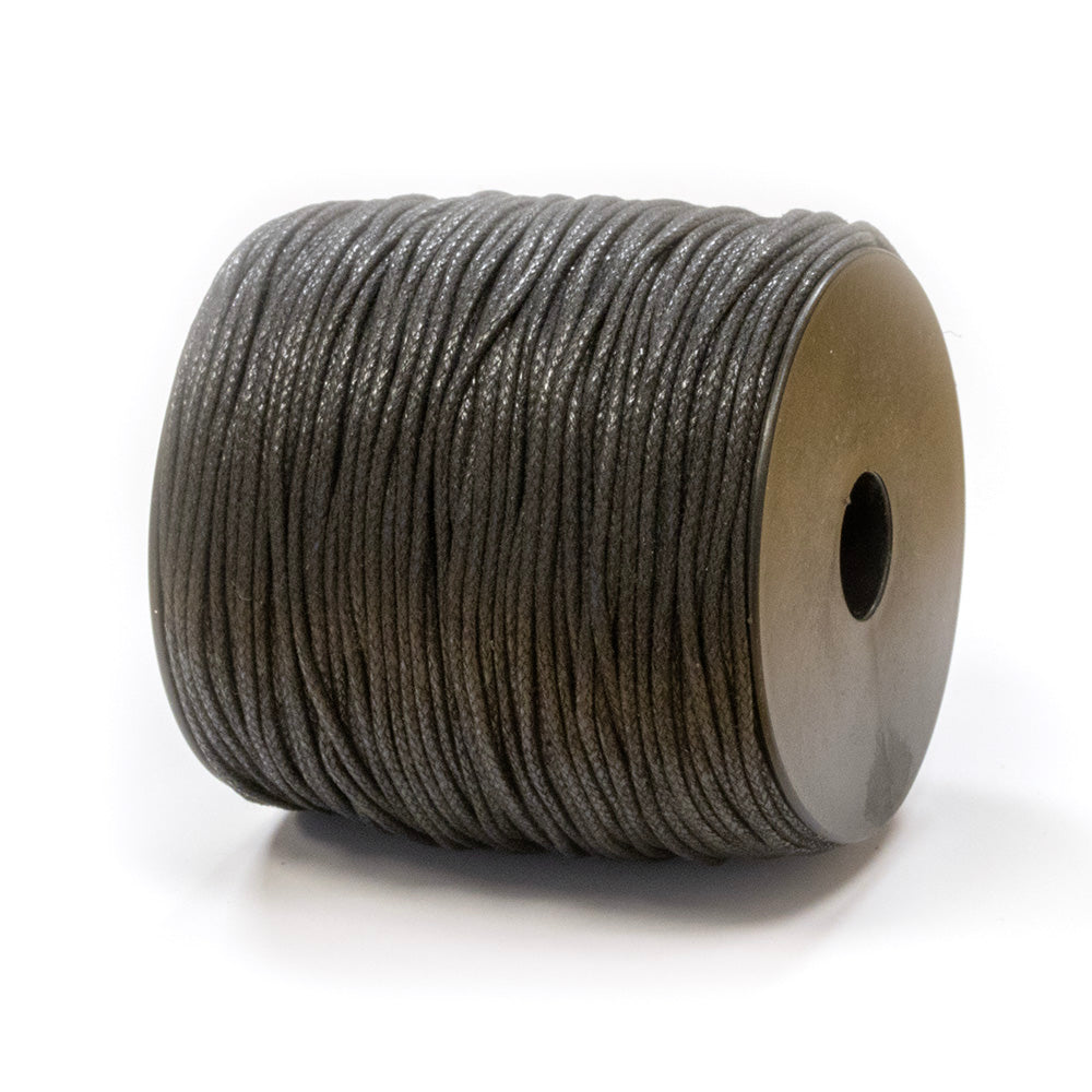 Black Cotton Cord 1.5mm - Reel of 100m