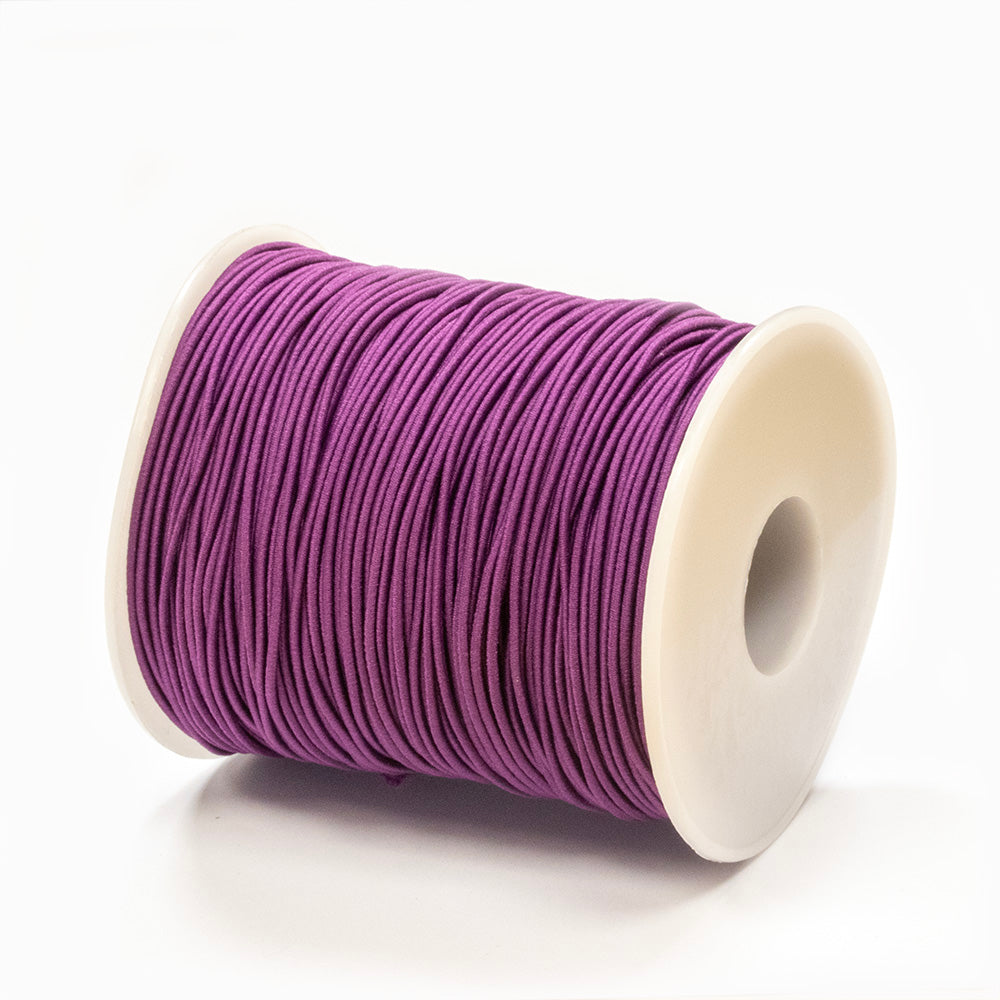 Coloured Elastic Purple Elastic 1mm-Pack of 100m