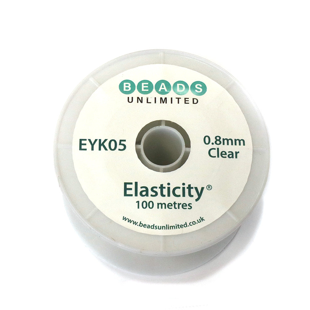 Clear Elasticity 0.8mm - Reel of 100m