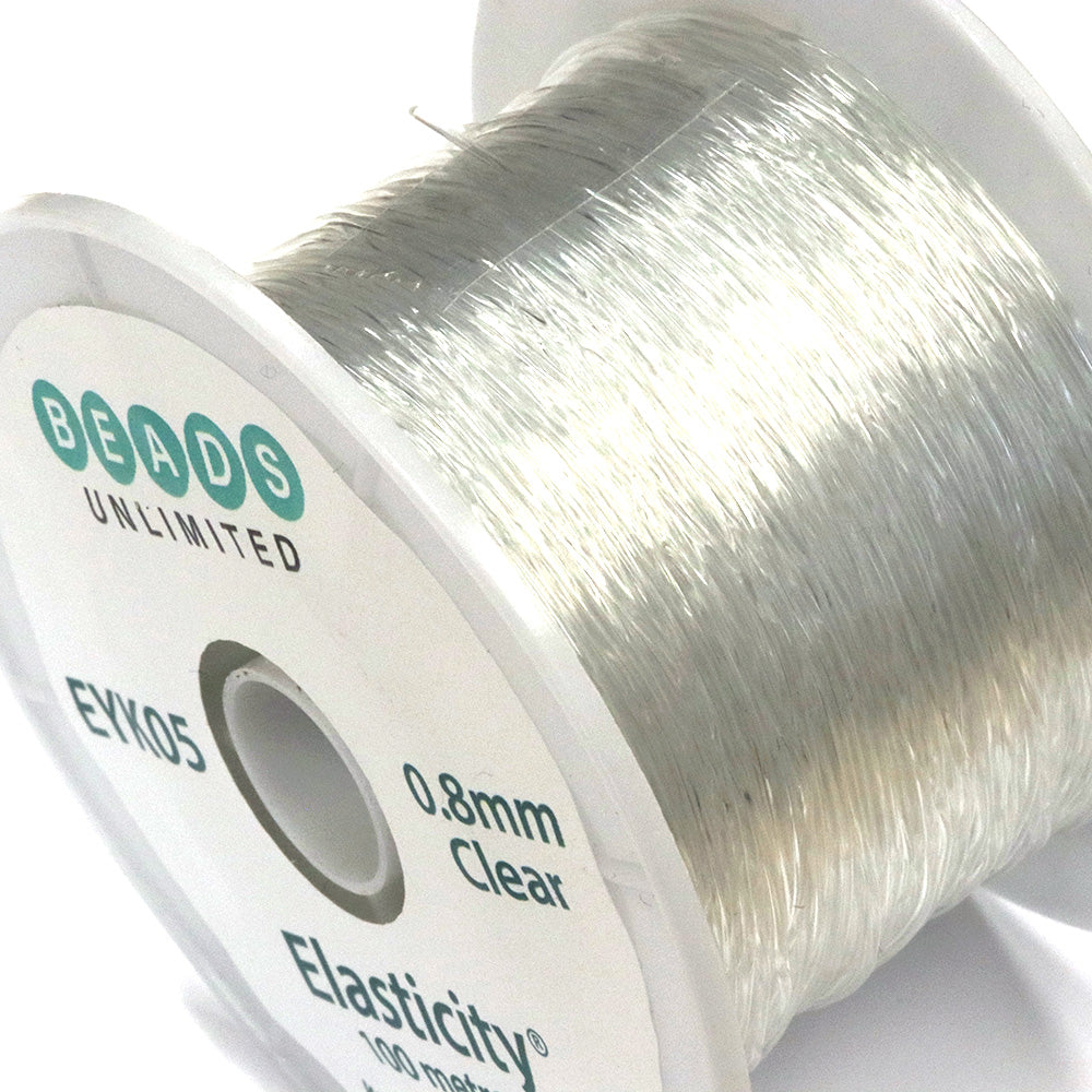 Clear Elasticity 0.8mm - Reel of 100m