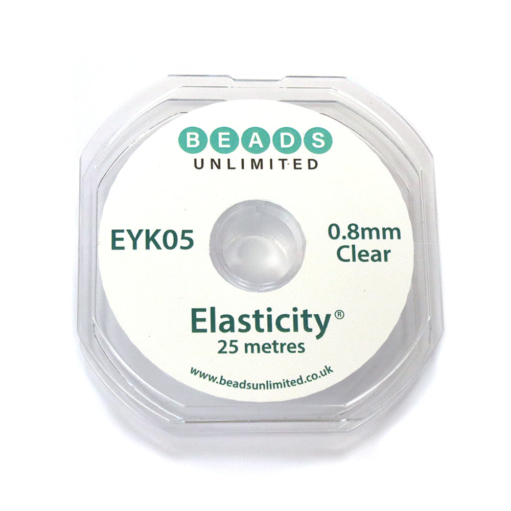 Clear Elasticity 0.8mm - Reel of 25m