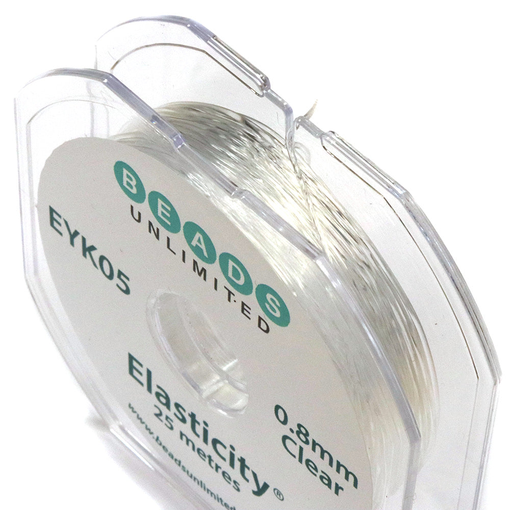 Clear Elasticity 0.8mm - Reel of 25m