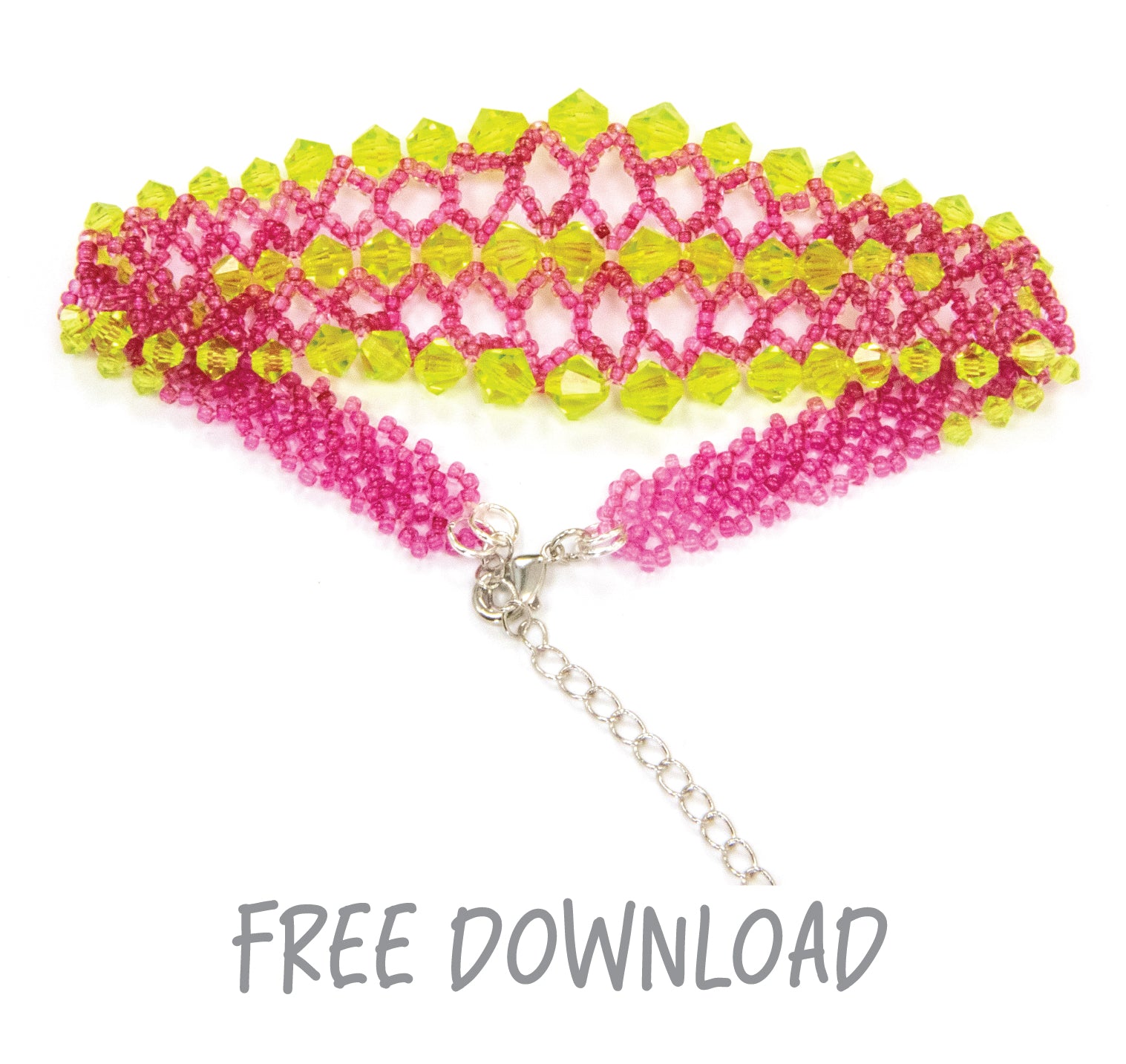 Crystal Netting Bracelet Downloadable Instructions