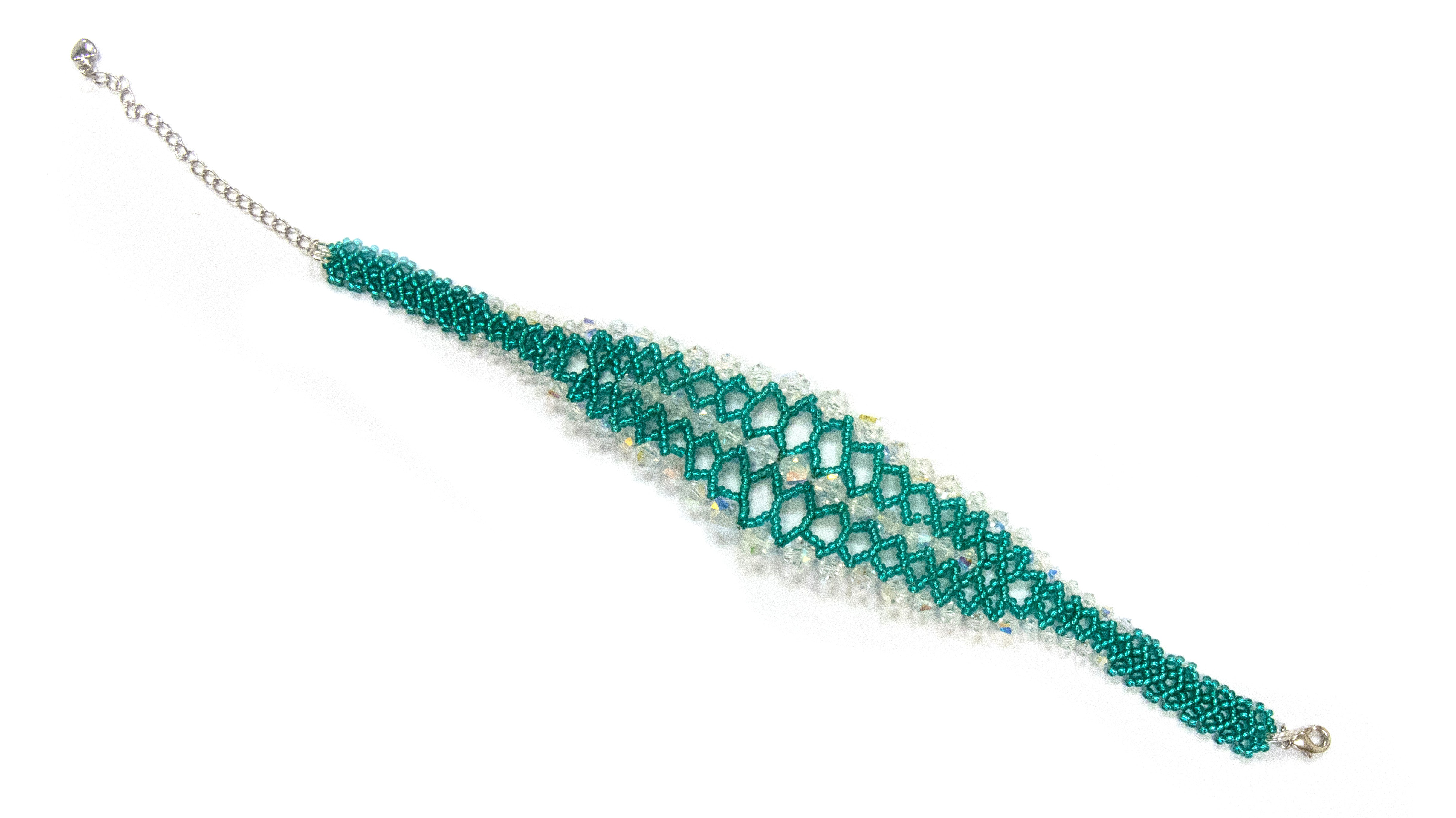 Crystal Netting Bracelet Downloadable Instructions
