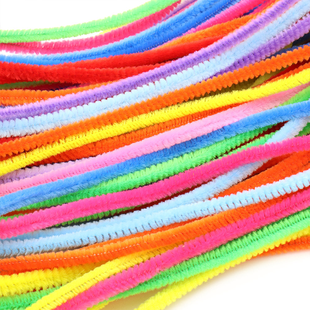 Pipe Cleaners Bright Mix 0.6x30cm - Pack of 100