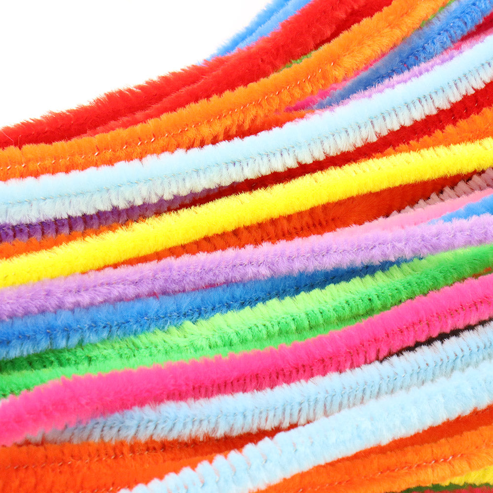 Pipe Cleaners Bright Mix 0.6x30cm - Pack of 100
