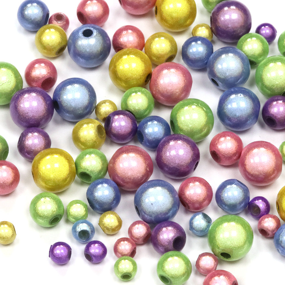 Spring Bead Miracle Bead Spring Mix Plastic Round - Pack of 10g