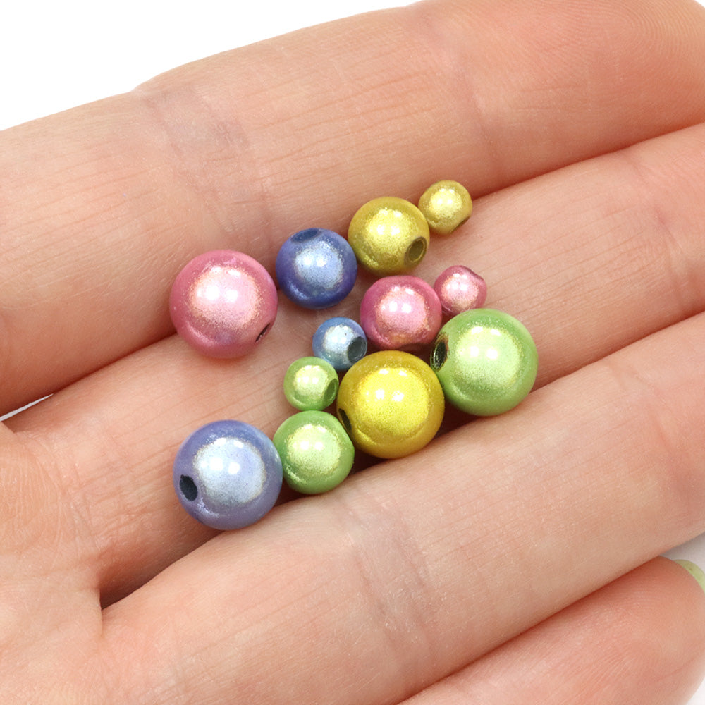 Miracle Bead Spring Mix Plastic Round - Pack of 10g