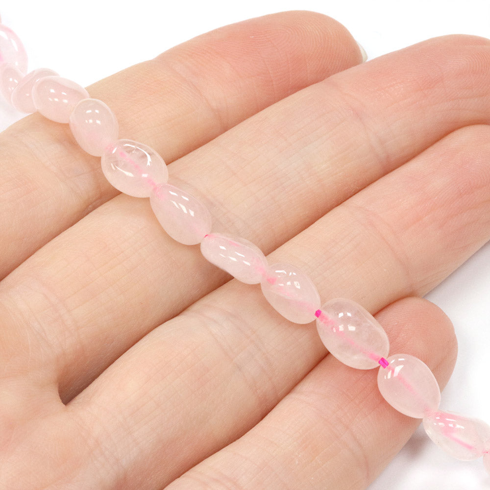 Rose Quartz Small Nuggets - 35cm Strand
