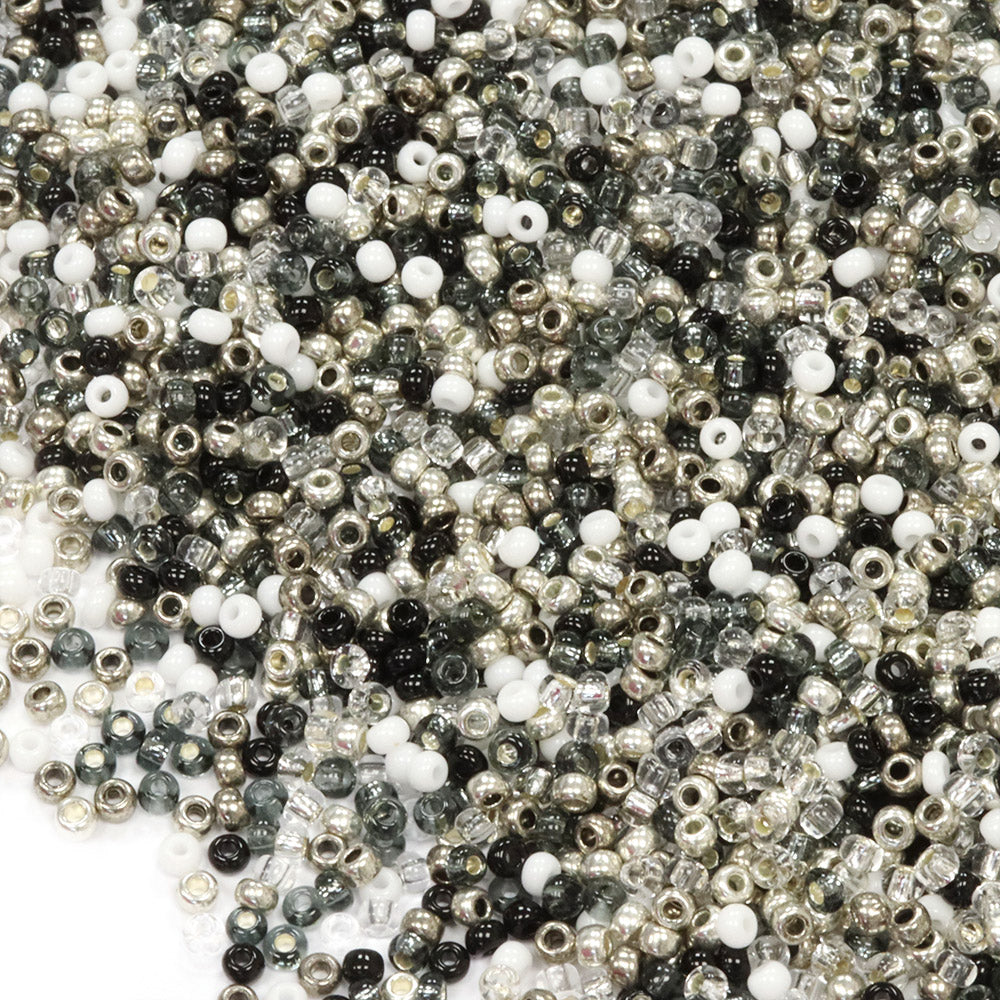 Seed Bead Monochrome Mix 11/0 - Pack of 50g