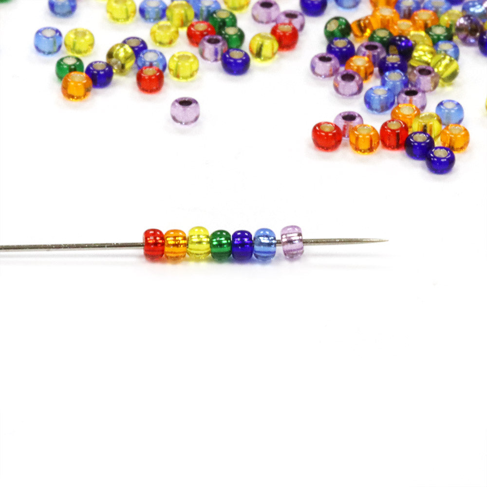 Seed Bead Rainbow Mix 11/0 - Pack of 50g