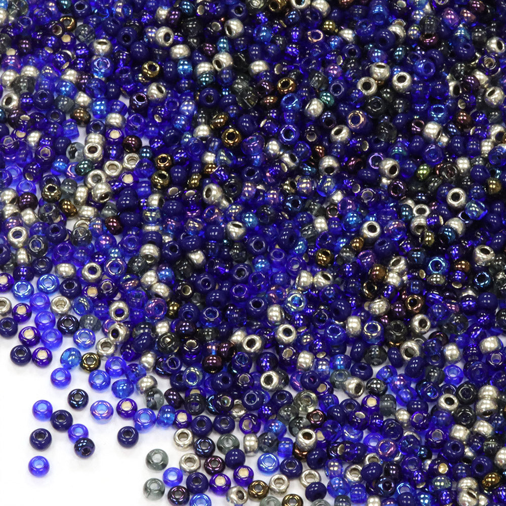 Seed Bead Thunderstorm Mix 11/0 - Pack of 50g