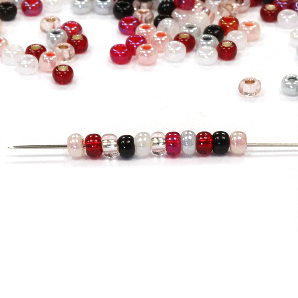 Seed Bead Dark Heart Mix 8/0 - Pack of 50g