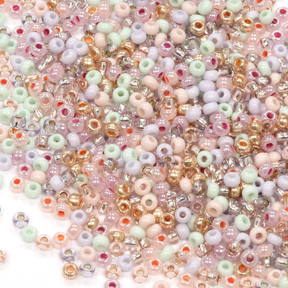 Seed Bead Spring Mix 8/0 - Pack of 50g