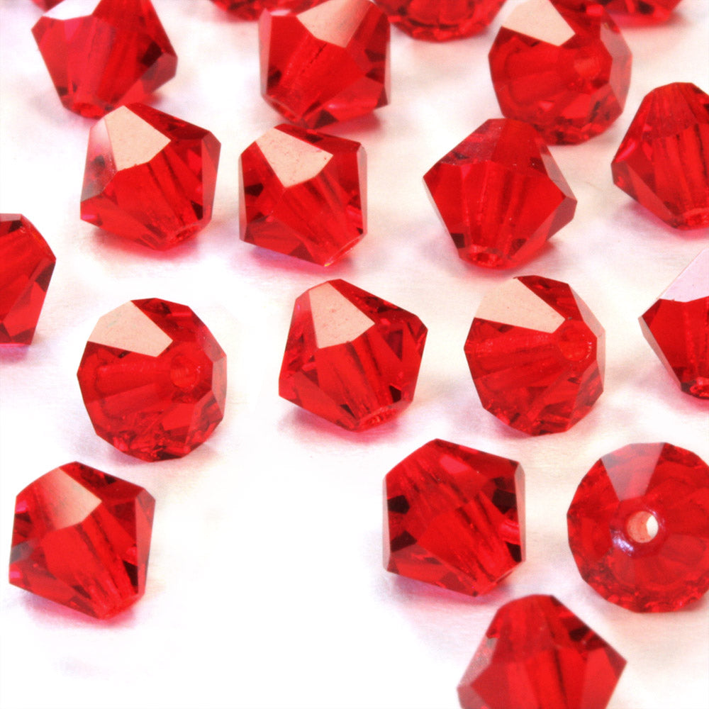 Preciosa Light Siam Bicone 3mm Pack of 201