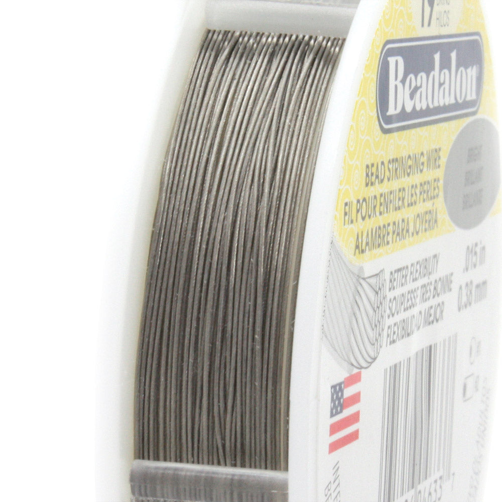 Beadalon 31 m haspel 0,61 mm diameter 19 strengdraad, goud Beadalon 31 m haspel 0,61 mm diameter 19 strengdraad, goud