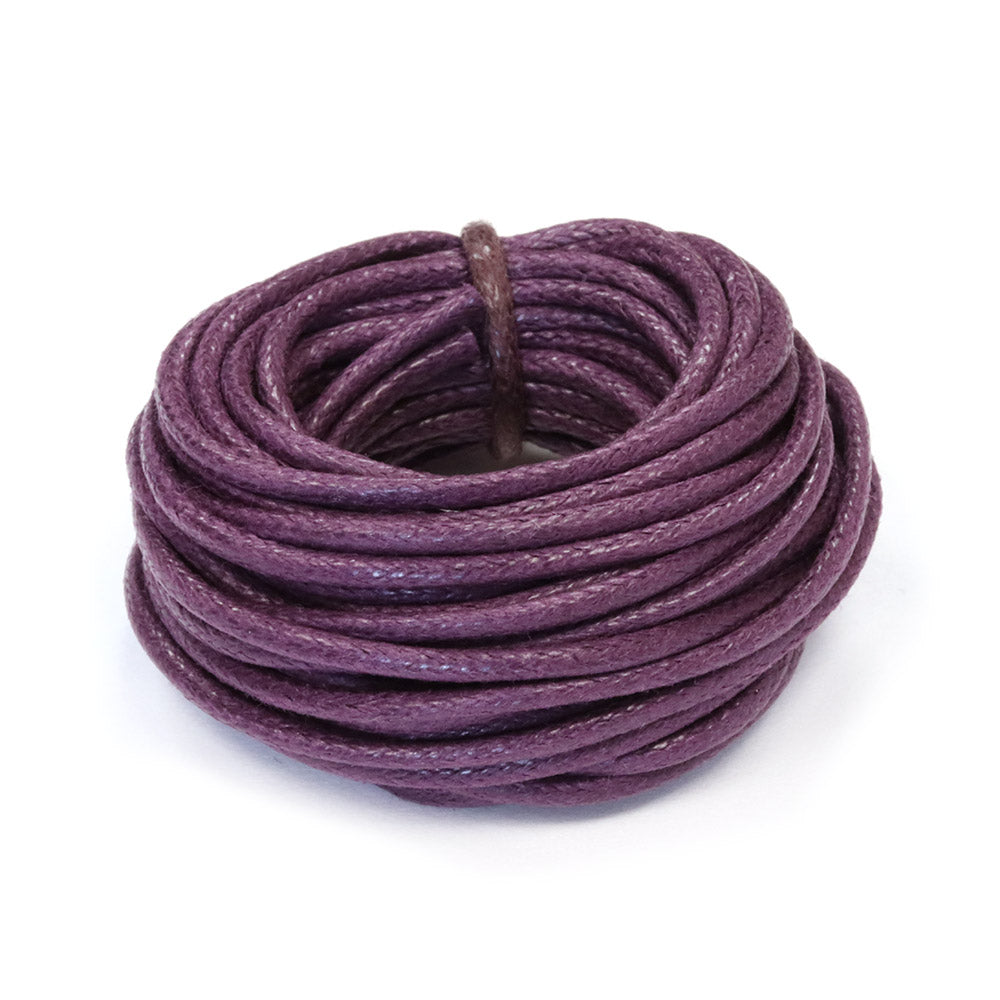 Medium Thong Purple Cotton 1.5mm-Pack of 4m