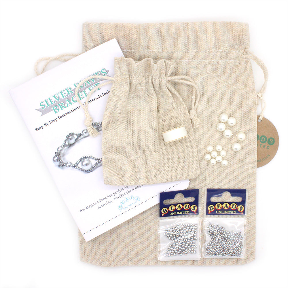 Silver Waves Bracelet Kit