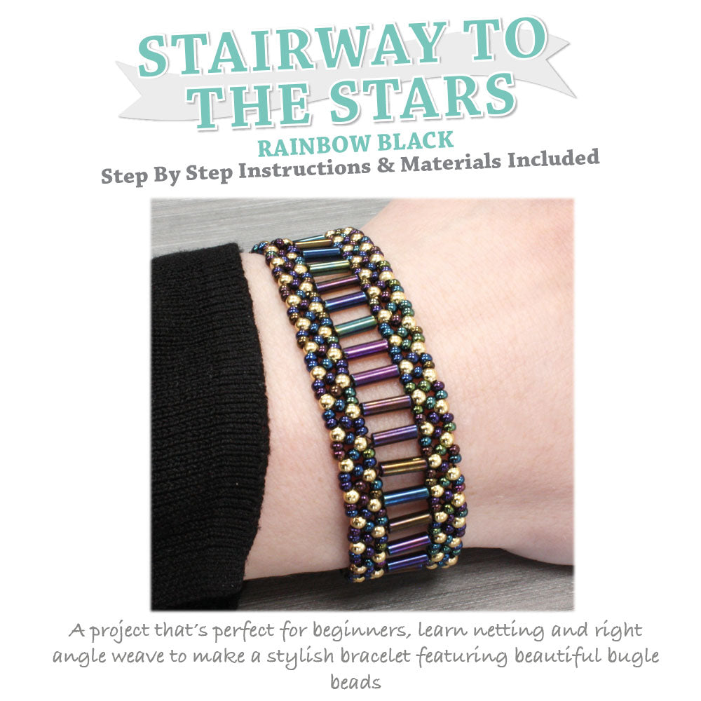 Stairway to the Stars Black Bracelet Kit