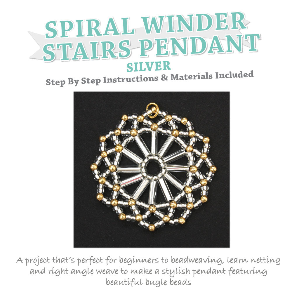 Spiral Winder Stairs Silver Pendant Kit