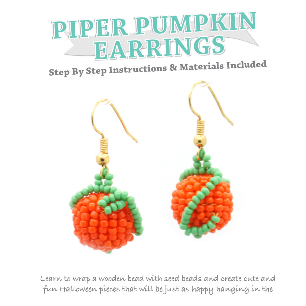 Piper Pumpkin Earrings Kit