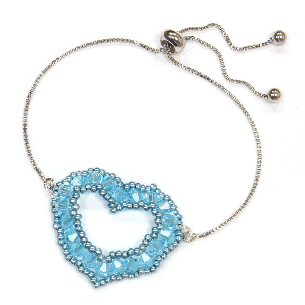 Heart Bracelet Kit Blue
