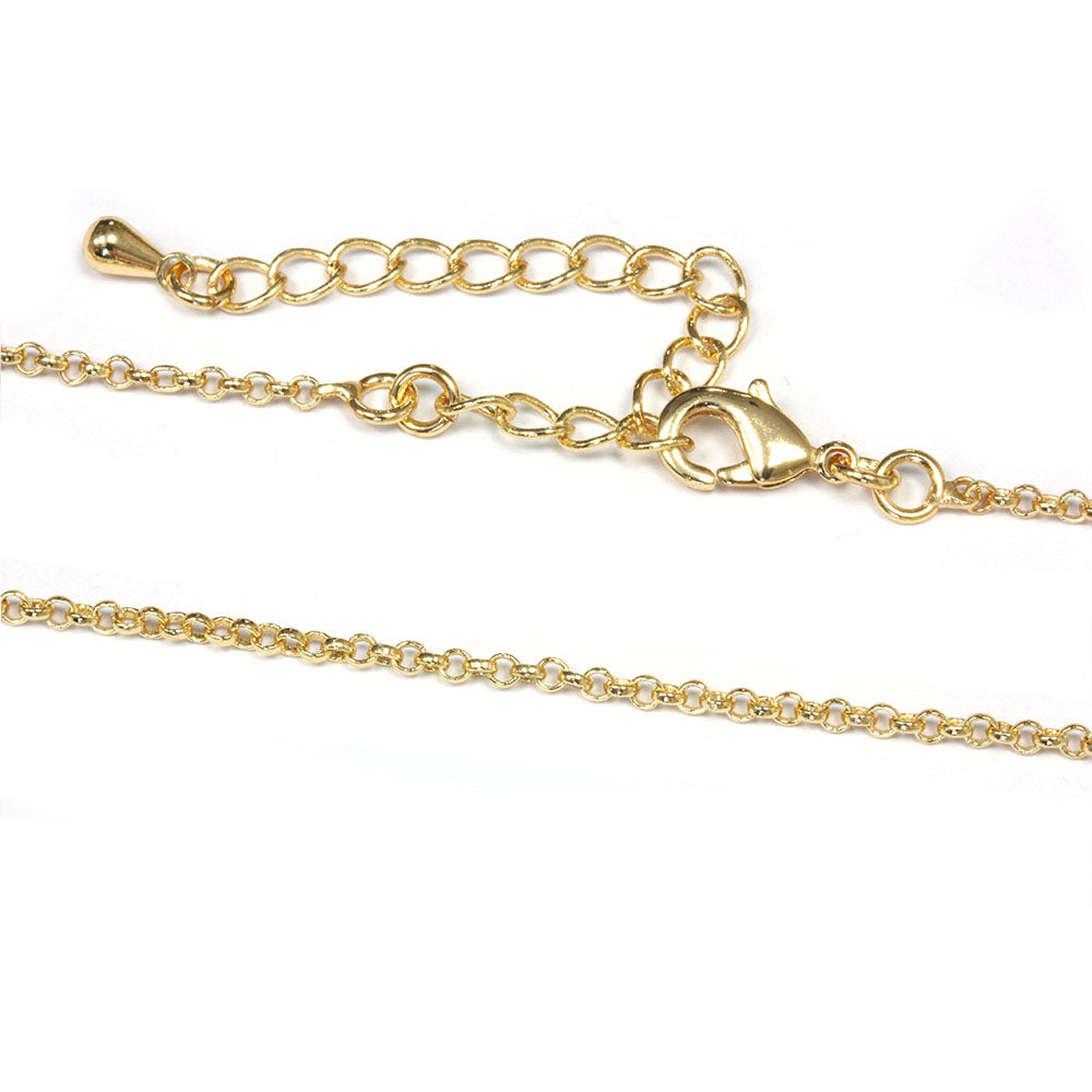 Rolo Chain 18 Gold Plated - Pack of 1